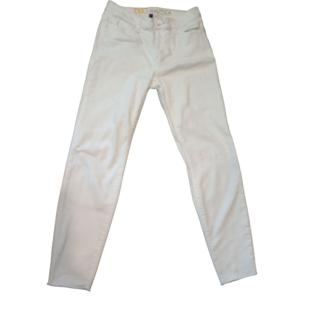 Nautica Jean Co. Women's Size 27 White Skinny Jeans